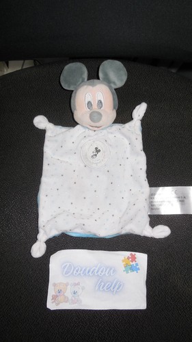 Doudou plat mickey blanc - doudou,