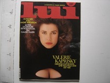 lui 220 CURIOSA CHARME Valerie Kapriski PIN UP avec poster et pin up Aslan 1982