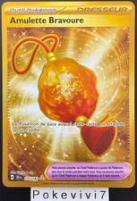 Pokemon Card AMULET BRAVERY 175/142 GOLD EV7 Scarlet and Purple SCR FR NEW