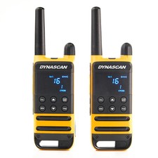 Station radio portable PMR PNI Dynascan P19, 446MHz, 0,5W, 16CH, IP54, lot de 2 