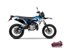Kit Deco 50cc Graff Yamaha DT 50 Bleu Blanc