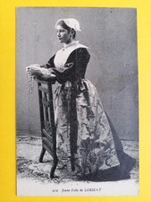 CPA En Bretagne COSTUME JEUNE