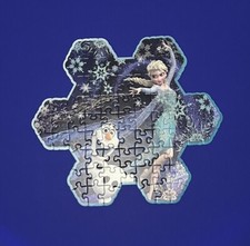 Elsa's Snowflake Frozen Ravensburger 73 Piece Jigsaw Puzzle Complete 19x14"