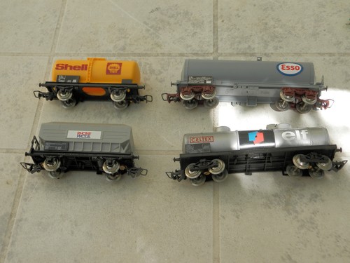 Lot wagons citerne de - de, 4