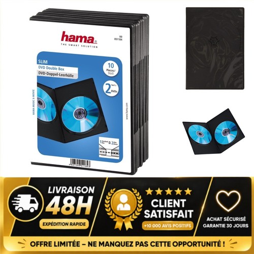 Hama boîtier slim - slim, dvd