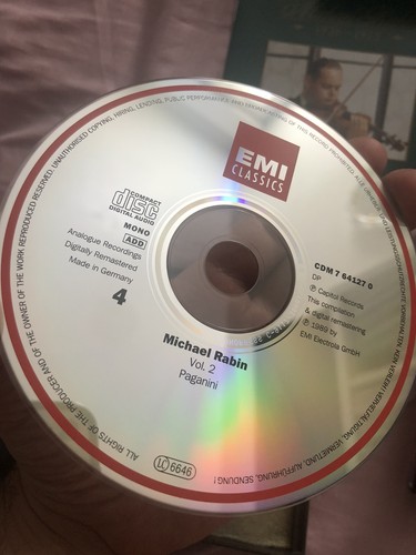 Michael rabin cd emi - rabin,