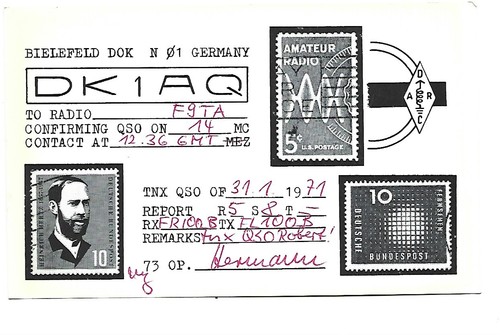 Carte qsl radio amateur - qsl,