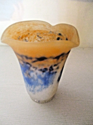 Ancien abat jour tulipe pâte - ancien,