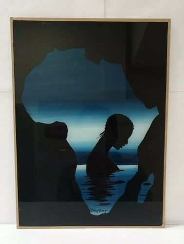 Tableau peinture sakina - peinture,