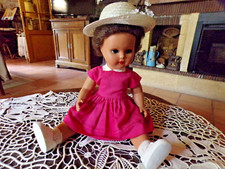 Ancienne poupée RATTI,composite,rhodoïd,années 1950,collection,jouet ancien