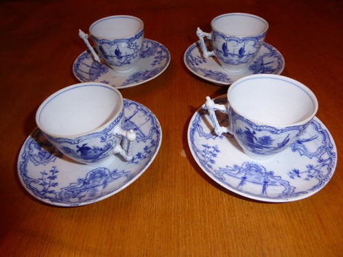 Tasses sous tasses porcelaine