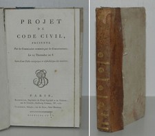 PROJET DE CODE CIVIL 1801
