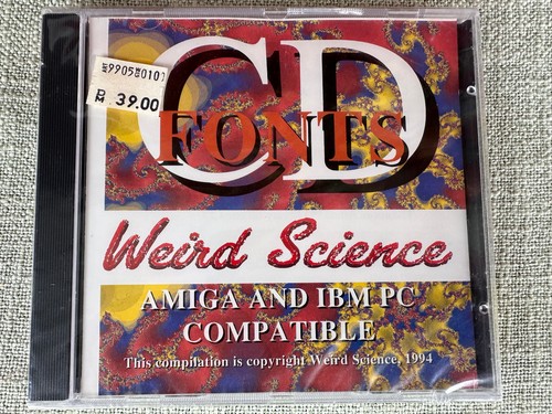 Weird science fonts - science,