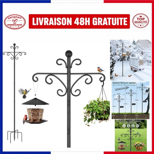 Support mangeoire oiseaux - support,