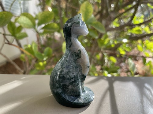 Moss agate crystal gemstone - moss, crystal/gemstone