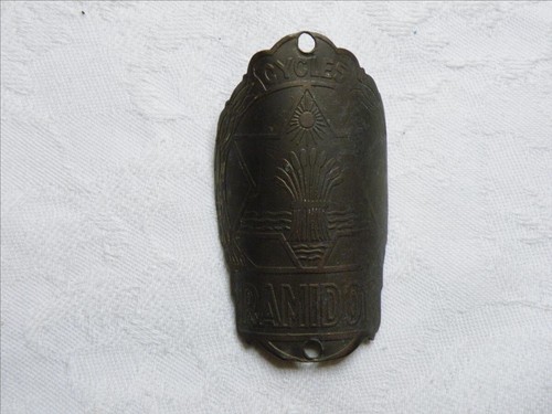 Plaque velo ancienne - plaque,