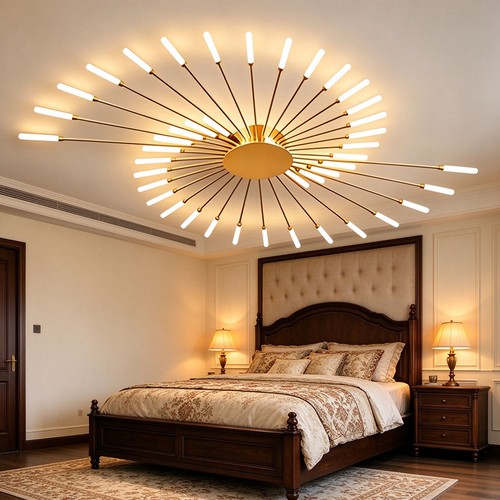 Led lustre plafond - lustre,