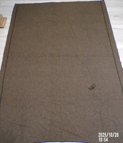 Ancienne couverture militaire - ancienne,