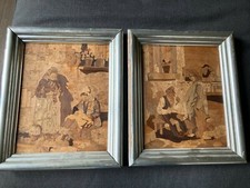 PAIRE DE PANNEAUX MARQUETERIE