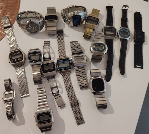 Lot montre watch lcd seiko - montre,