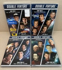 Star Trek DVD Collection -  4 Piece Set Double Feature 1-8 -Excellent Condition 