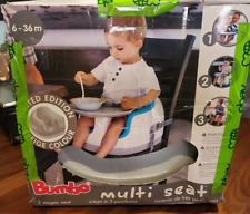 NEW Bumbo 3 Stage Multi Seat Baby Toddler 3-in-1 Booster Chair 6-36 Month FREEsH