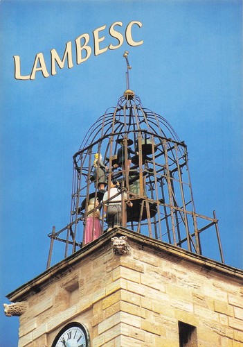 Lambesc horloge l eglise - lambesc,