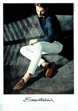 2012 Advertising 0321 Santoni Men's Loafers Shoes