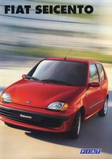 Fiat Seicento Young Hobby Suite Sporting Elletra Italian market brochure 2000