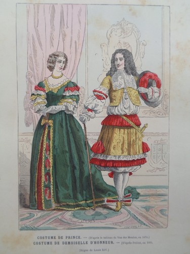 Belle gravure ancienne prince - ancienne,