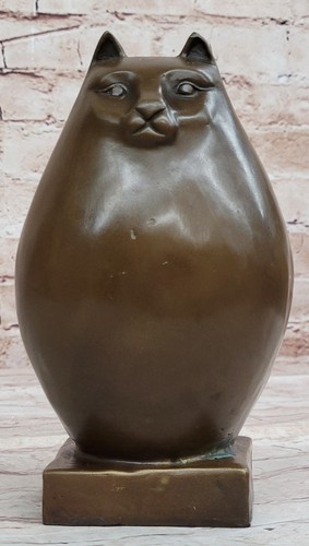 Modern art bronze fat - art, bronze-