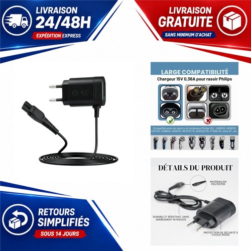 Chargeur compatible philips - compatible,