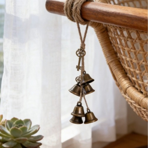 Cloche corde chanvre - de,
