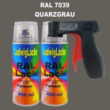 2X RAL 7039 GRIS QUARTZ MAT