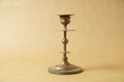 Bougeoir bronze cuivré - bougeoir, xix