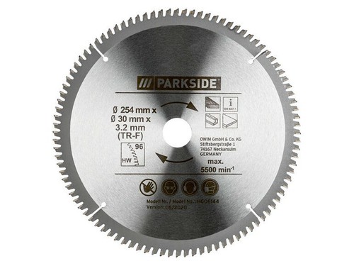 Lame scie circulaire 254 x - lame,