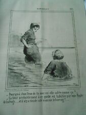 Litho 1857 - Fariboles Why is sea water salty? a crowd of herring