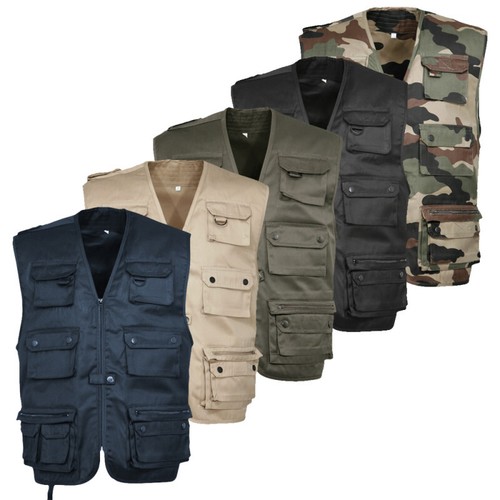 Gilet reporter militaire - gilet,