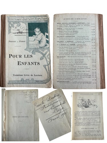 Livre scolaire ancien pour - ancien, /