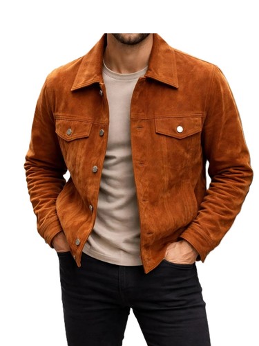 Veste camionneur daim - en,