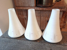 Lot 3 Abat-jour tulipes verre