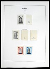 Lot 39448 Stamp collection Europa CEPT 1957-1994 in 3 Davo albums.