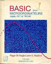 Basic pour microordinateurs Apple, PET et TRS - 80 - W. Haigh Rog