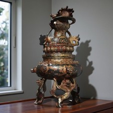 Brûleur Encens Tibet Bronze