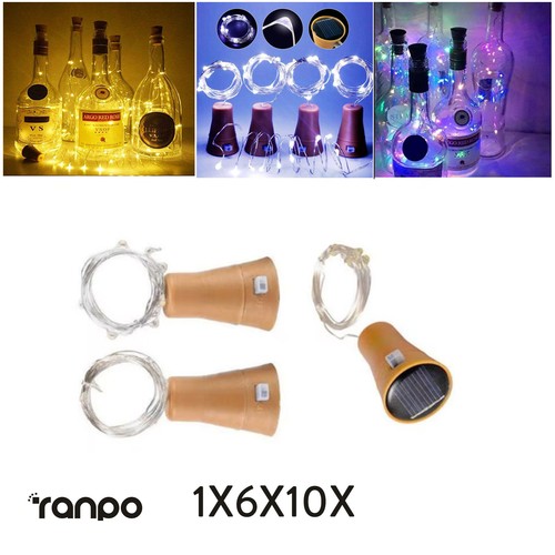 Solaire vin bouteille led - vin,
