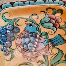 RICCEZI SUPERBE  PLAT OISEAU en  céramique  / CLOUTIER ZOBEL CAPRON ANDUZE  