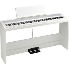 Korg B2SP 88-Key Digital Home Piano with Stand - White SKU#1968778