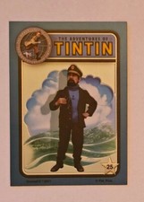 The Adventures of Tintin KromeFX Puzzle Trading Card Rare Capitan Haddock