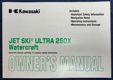 Kawasaki 99987-1476 Jet Ski Ultra 250X Owner's Manual