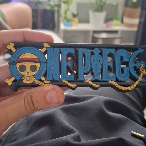Logo one piece - one, anime